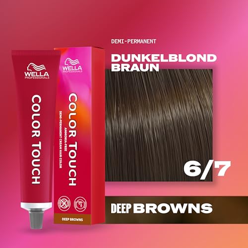 Coloration Color Touch Deep Browns 67 Blond Wella 60ml - vue 3