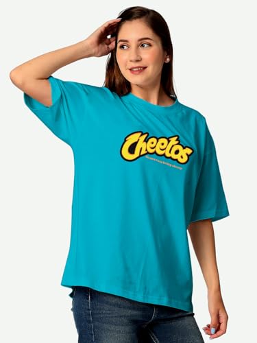 Image of Women's Letter Print Oversized Fit T-Shirt