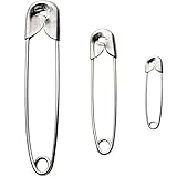 Isusser 500pcs Premium Safety Pins Sweing Pins Assorted Sizes