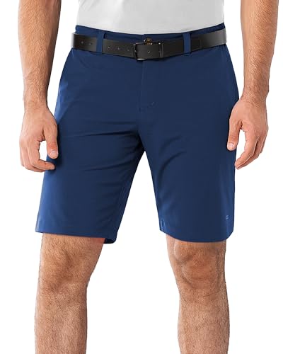 Image of 33,000ft Men's Golf Shorts 9" Lightweight Stretch Outdoor Shorts Deep Blue