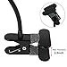 Slopehill Gooseneck Phone Holder for iPhone X XR XS 8 7 Plus Samsung Galaxy S10, Cell Phone Clip Holder for Bedroom Desktop Office Bathroom Kitchen, Rotate Freely Lazy Bracket Holder, Black