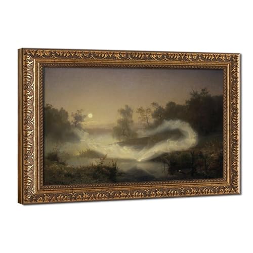 Cadre à suspendre Dancing Fairies August Malmstrom, tableau toile premium