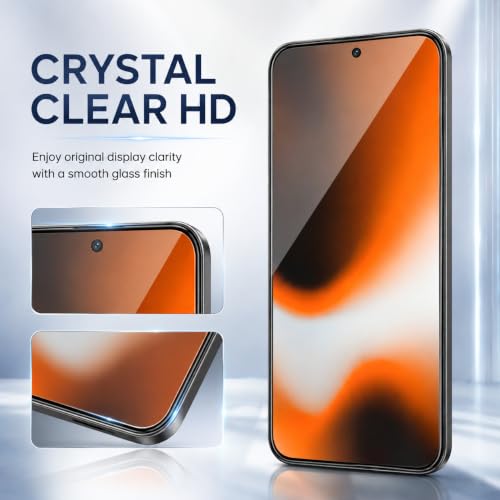 Image of FIRST MART Tempered Glass for Tecno Pova 8 Pro, 9H 0.3 mm Full-Glue Screen Protector with Cable Protector, 3D Edge-to-Edge, HD Clear, Case-Friendly, Black, Pack of 1