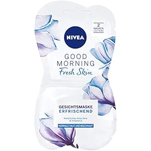 NIVEA Good Morning Fresh Skin Gesichtsmaske im 1er Pack (1 x 15 ml), erfrischende Gesichtspflege Maske verwöhnt die Haut…