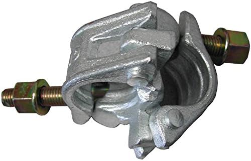 Miniatura 8 de 6 Abrazaderas de ángulo recto galvanizadas forjadas del Reino Unido también conocidas como abrazaderas rígidas abrazaderas de queso (6)