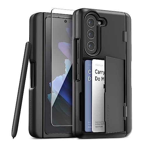 �yVRS�z Galaxy Z Fold5 �Ή� �P�[�X �t�� �t�B���� �J�[�h S�y�� ���[ �t �ϏՌ� �V���v�� �X�}�z�P�[�X [ Samsung GalaxyZ Fold 5 �T���X�� �M�����N�V�[ Z �t�H�[���h 5 SC-55D / SCG22 ��