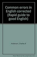 Common errors in English corrected B00085VJ2K Book Cover