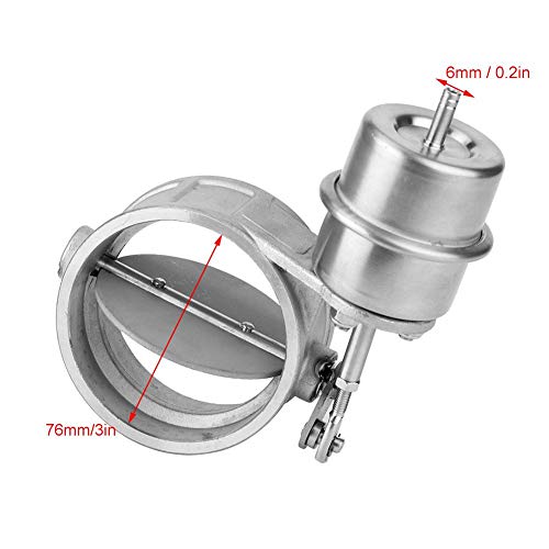 Kimiss Open Vacuum Actuator, 3In 76Mm Vacuum Valve Exhaust Control Actuator Tk-Cut76-Op Fit For Mustang 2005 #TOP4