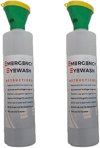 Emergency Eye Wash Bottle(250ml) - 2 Pack
