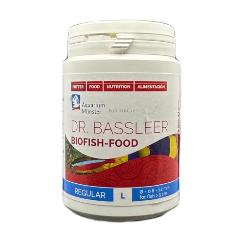 Bassleer Regular BioFish Food - Formulated for Optimal Fish Health (Lrg, 150g)