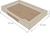 PillowPrim Hundebett Hundeschlafplatz Hundesofa Hundekissen Ruheplatz Hundematratze Hundehütte Hundeplatz Hundekorb Liegekissen 75x50 cm