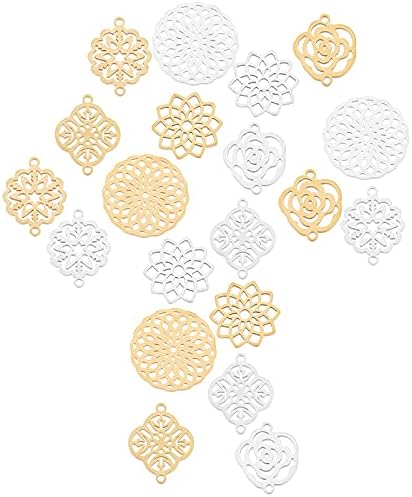 SUNNYCLUE 1 Boîte De 90 Connecteurs De Cadre De Perles En