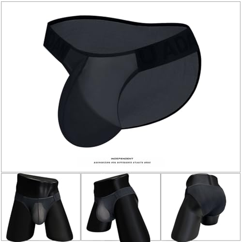 WINDAY Men Briefs Lace Silk Low Rise Bikini Briefs and Breathable Underwear4