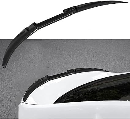 VUXLZDOM Car Rear Spoilers for-Audi Q4 e-tron 2021, Rear Trunk Boot Spoiler Styling Mods Decoration Accessories,Black