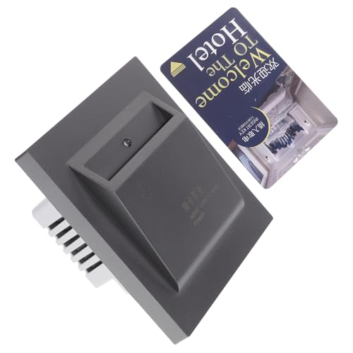 VILLCASE Interruptor De Tarjeta De Hotel Energía Panel De Control Eléctrico Para Habitaciones y Casas De Huéspedes Para Dormitorios y Salas De Estar
