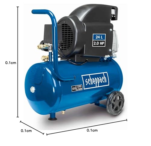Scheppach Compresseur HC26 | 1500 W | 220L/min | cuve 24L – vue 9
