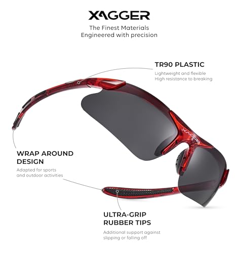 Image of Kids Youth Polarized Sports Sunglasses for Boys Girls Baseball Softball Glasses TR90 Frame