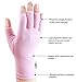 Happymart 2 Pairs Arthritis Gloves for Women for Pain, Compression Gloves for Carpal Tunnel Relief, Rheumatoid Osteoarthritis, Fingerless Gloves for Women and Men, Typing (Pink, Small)