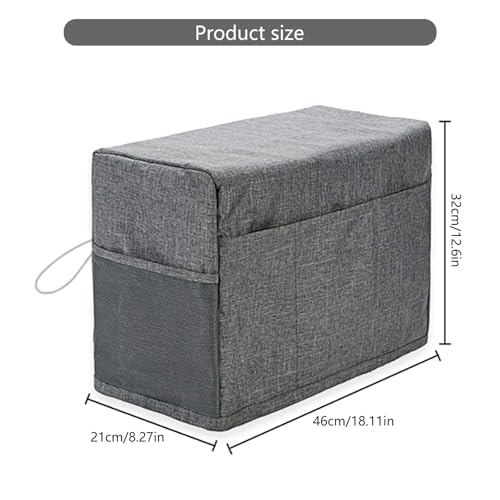 Housse machine à coudre protectrice et organiseur de poche pour accessoires - 8
