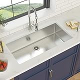 Zeayoun 36 Inch Undermount Kitchen Sink 16 Gague...