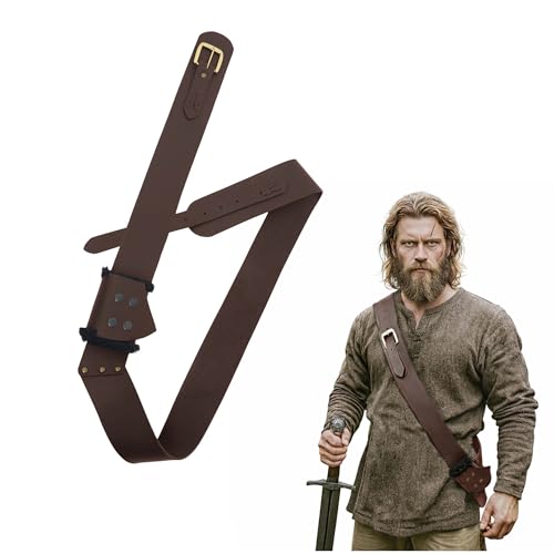 Ceinture en cuir de pirate Lord of Battles faite main en véritable buffle