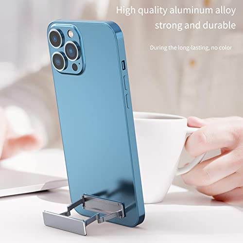 Suportes de celular dobráveis, suporte de telefone de mesa multi-ângulo - suporte portátil para celu