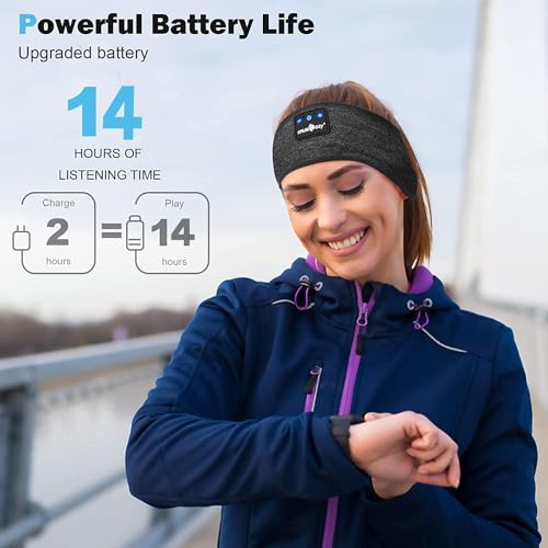 MUSICOZY Cuffie Bluetooth morbide per dormire e