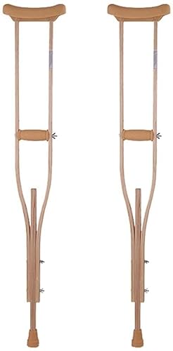 Generic Verstellbare Holzkrücken für Erwachsene 1 Paar