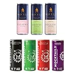 Savyll & Mocktails Alcohol Free Cocktail Multipack – Mojito, Paloma and Nitro-Charged Mocktail Variety Pack