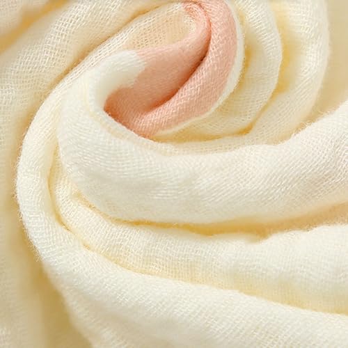 Image of Lovey Blanket for Boys and Girls, Organic Cotton Muslin Security Blanket for Babies, Soft Breathable Lovie Soothing Towel for Newborn and Infant (Brown| Bunny)