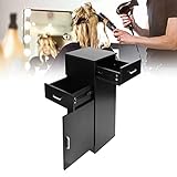 【Fácil de tirar】 La puerta con bisagra del amortiguador hace que la puerta se cierre fácilmente y asegura que el movimiento sea lento y silencioso. El disco del cajón está equipado con lubricante, fácil de tirar y empujar; Si toma la herramienta Peluquería, es demasiado eficiente
