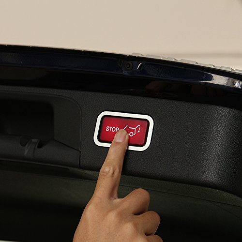 Cadre autocollant 3D pour bouton de porte de voiture - Alliage d'aluminium - Accessoire Cover