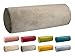 beties Samt&Sonders Nackenrollenbezug ca. 15x40 cm Nackenrollenhülle aus einem Deutschen Unternehmen in hochwertiger Qualität (Taupe)