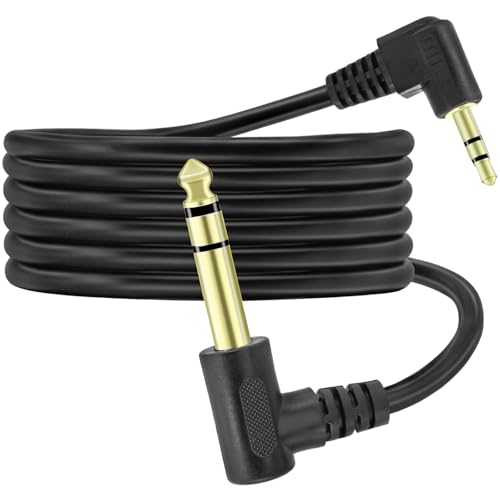 Cable de audio estéreo 1/4" macho a 1/8" macho, 1.8 m miniatura 3