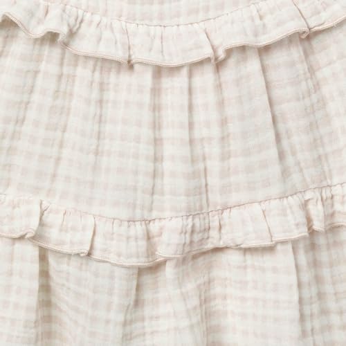 Modern Moments by Gerber Baby Girls' Mommy and Me Woven Dress, Tan Gingham, 18 Months