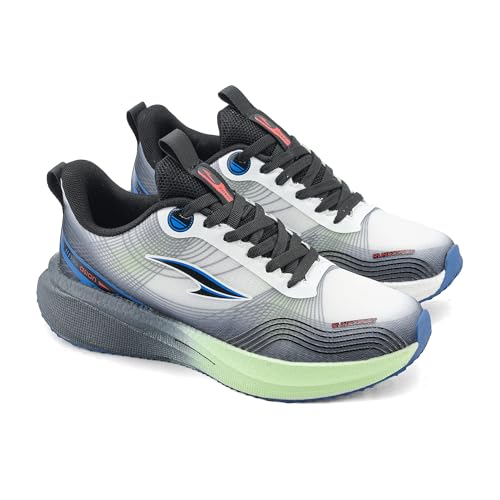 Image of ASIAN Hypercushion Carbon-10 Men's Running Shoes | Carbon Plate Technology, Breathable Knit Upper, Memory Foam Cushioning for Running, Training