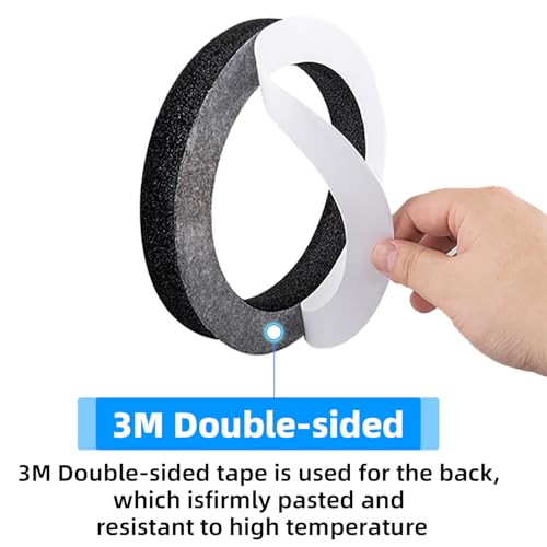 Image of 6.5 Speaker Foam Rings, Car Speaker Foam Enhancer 2 Pack, Self Adhesive Foam Baffles for 6.5 inch Car Audio, Sound Deadening for Door Speakers & DIY Subwoofer Enclosure Bass Upgrade