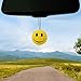 HappyBalls Happy Yellow Smiley Face Car Decor Rear-View Mirror Hanger Dangler Auto Accessory (1)
