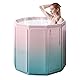 Simcat Tragbare faltbare Badewanne, Eisbadewanne für Kaltwassertherapie, Training, Badezimmer, freistehende Badewannen für Dusche, Spa (Rosa)