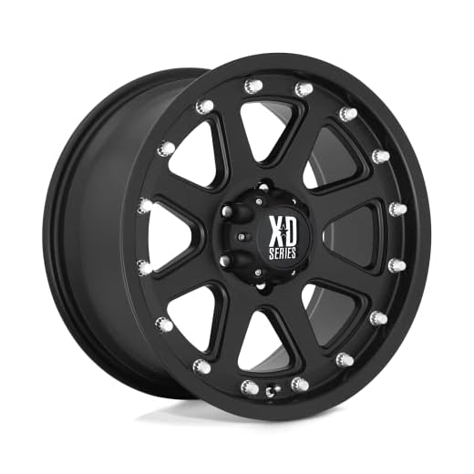 XD Series by KMC Wheels XD798 Addict Matte Black Wheel (18x9"/6x139.7mm, +18mm offset)