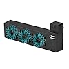 Denash Externe USB-ventilatorkoeler voor Xbox One X gameconsole, 3 USB-ventilatoren, zijdelings gemonteerd, vermindert…