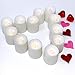 BANBERRY DESIGNS LED Votive Candles - Set of 12 Battery Operated Candles - Realistic Flickering Flame - Bulk Set for Decorative Occasions