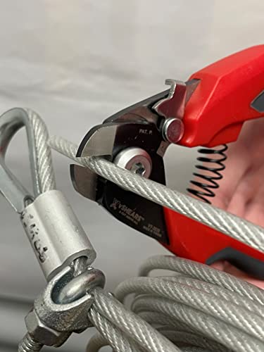 Vampliers Vshears - 7" Wire Rope & Electrical Cable Cutter: Vt-3835 | A Cut Above All - No Frayed Cuts, Wire, Deck Railing, Audio Cable, Stainless Steel Cable, Galvinized Wire #TOP4