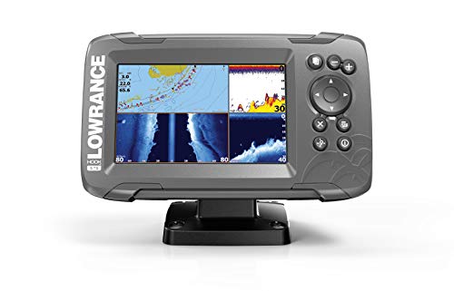 Lowrance HOOK2 5 - 5-inch Fish Finder with TripleShot Transducer and US / Canada Navionics+ Map Card 