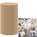 NIVIUS PHOTO Peachpuff Cylinder Cover for Baby Birthday Party Decoration Newborn Baby Shower Baptism Communion Christening Plinth Cover Pedestal Cover Solid Color Stretchy Cloth