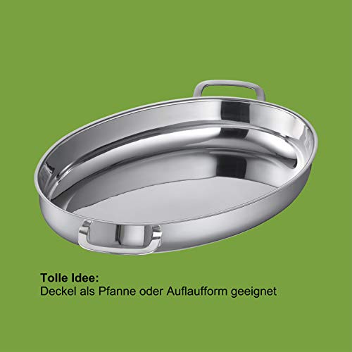 Gänsebräter ViVienna Multi-Bräter aus Edelstahl, 38 cm