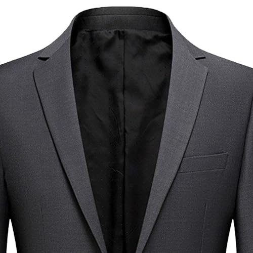 Men's Slim Fit Wedding Blazer 2 Button Business Casual Solid Color Suit Jacket Formal Dress Sport Coat2