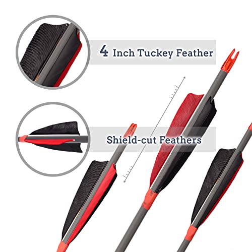 image for MS Jumpper Archery Carbon Arrows, High Percentage Carbon-Fiber Arrow S