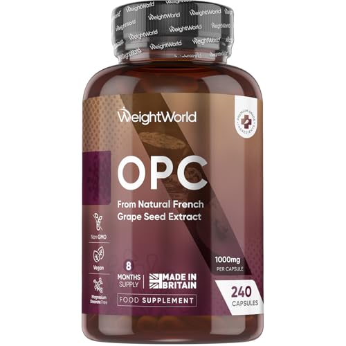 WeightWorld Grape Seed Extract 1000mg | 240 Capsules | 8 Months Supply