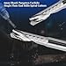 6mm Down Cut CNC Router Bits 5 Pack, Carbide End Mill Spiral Flute for Soft Plastic Acrylic, High Precision CNC Cutting Tools with Smooth Finish to Reduced Tear Out